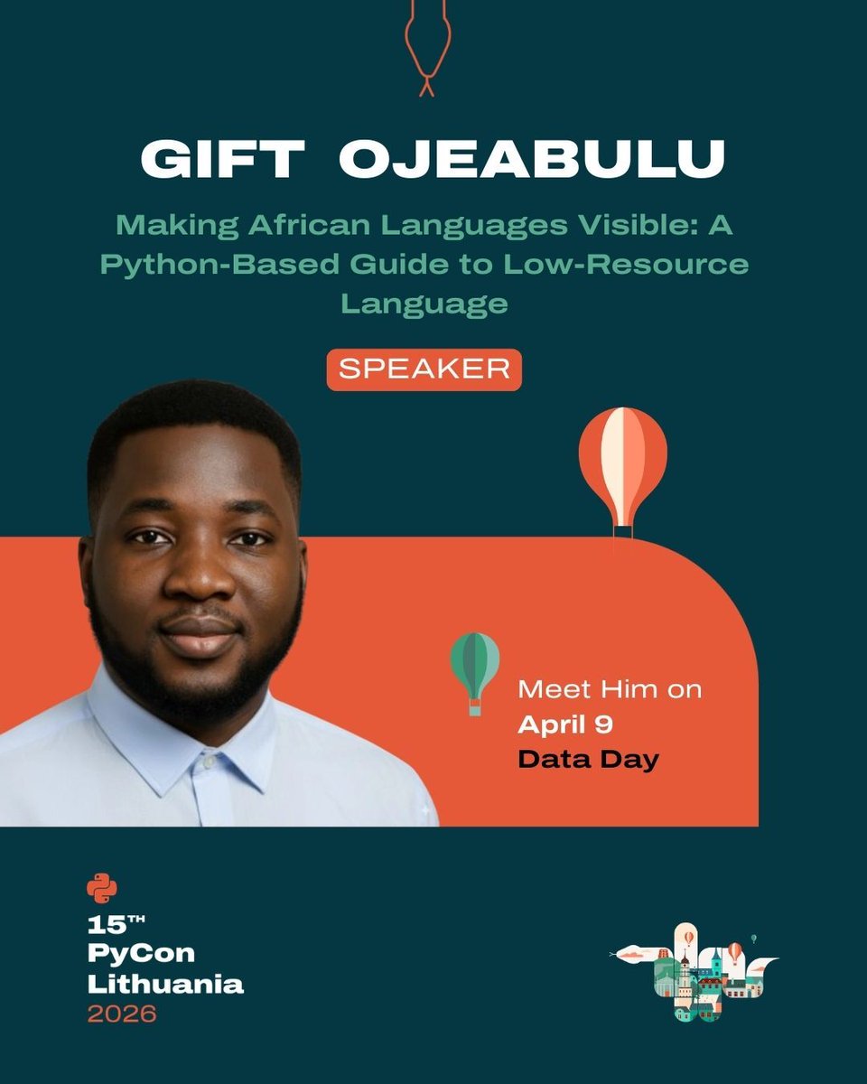 PyCon Lithuania tweet media