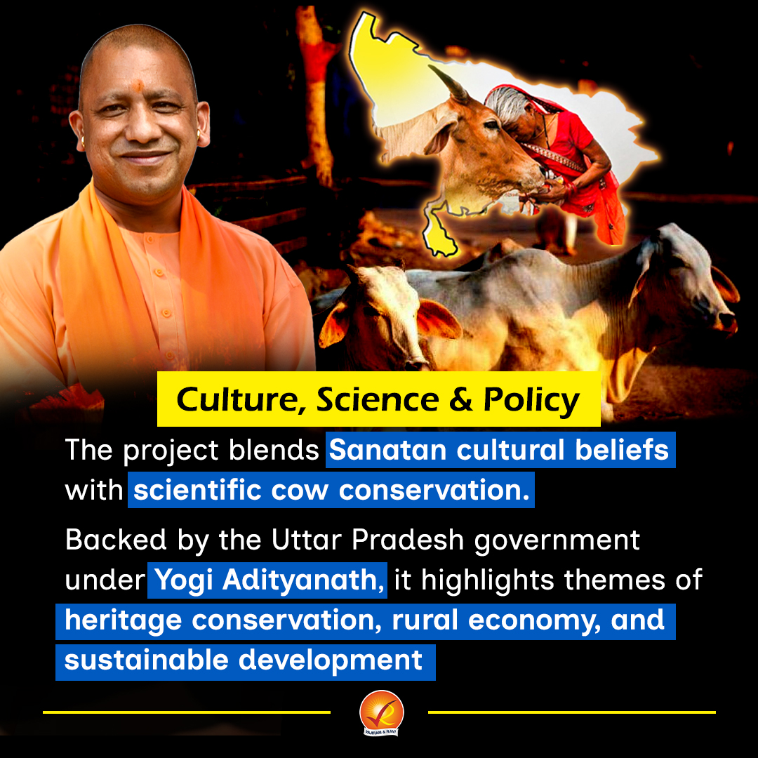VajiramRavi's tweet photo. #StudywithVajiram : India’s first National Cow Culture Museum is set to open in Mathura, Uttar Pradesh, on the campus of Pandit Deendayal Upadhyaya Veterinary Science University.
#CowCultureMuseum #UttarPradesh #IndianCulture #CowConservation #DairyHeritage #CulturalHeritage https://t.co/cYFBU06XTS