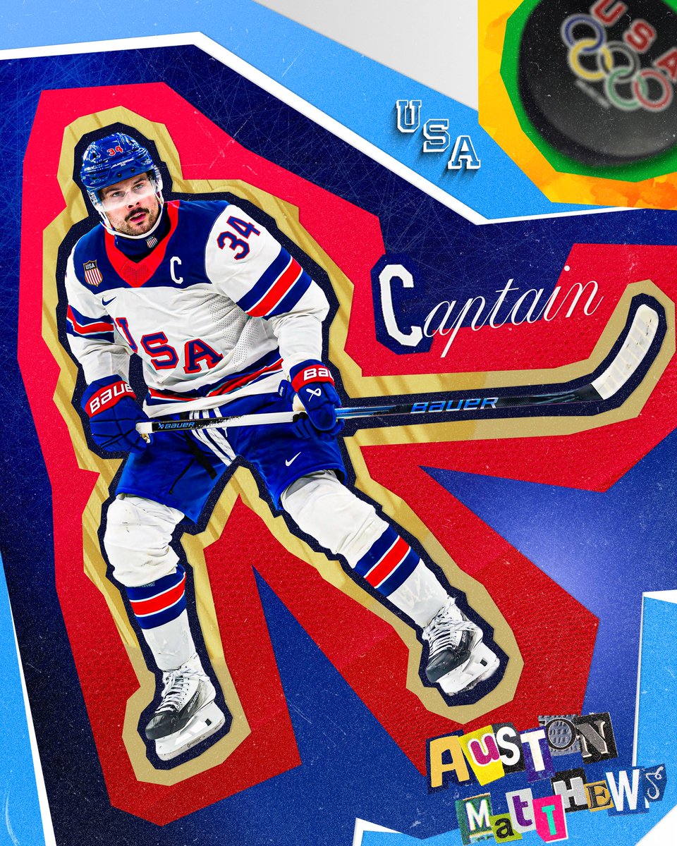 CoDesignsco's tweet photo. New Graphic Work | USA Hockey @usahockey 

#austonmatthews #USAHockey #2026olympics #Olympics2026 #olympics https://t.co/AKlVZjthEu