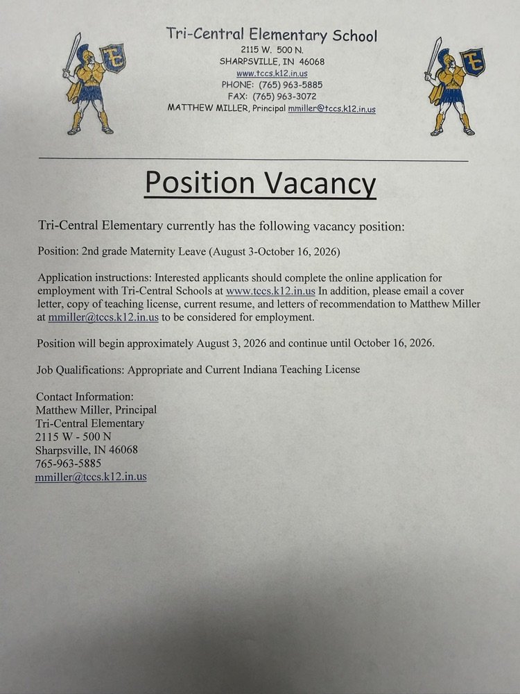 Tri-Central Community Schools tweet media