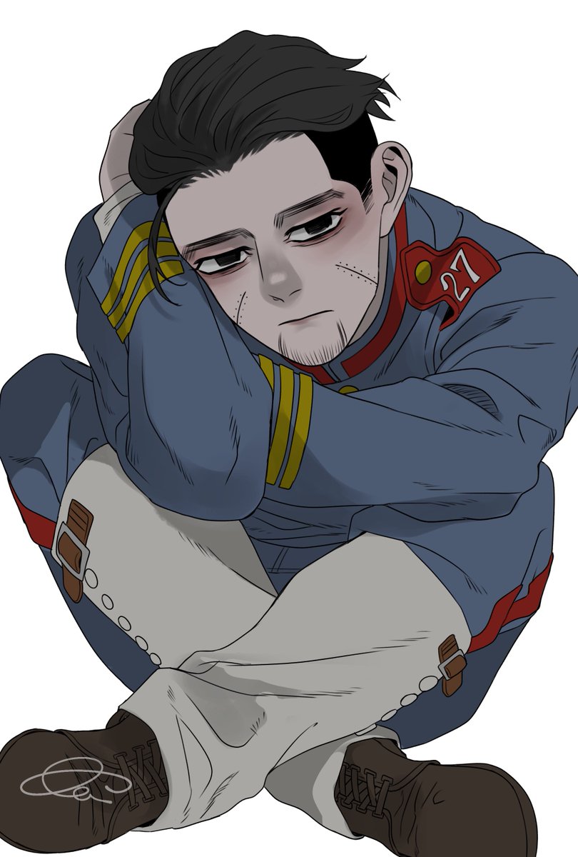 尾形百之助 「コンパクト百之助」|あぅのイラスト