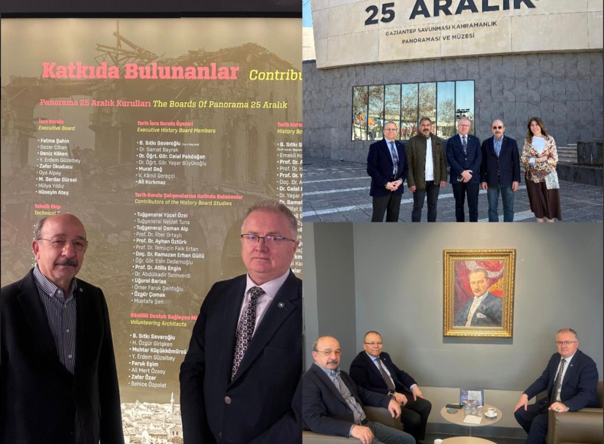 Rafetkilic89's tweet photo. Gaziantep’in Millî Mücadele yıllarında gösterdiği kahramanca direnişi konu alan Gaziantep Panorama 25 Aralık Müzesi, Türk milletinin vatan sevgisini ve bağımsızlık uğruna verdiği büyük mücadeleyi etkileyici bir şekilde yansıtan önemli bir kültür merkezidir. Müze, Antep Savunması’nı yalnızca askerî yönüyle değil, halkın topyekûn direnişi olarak ele almaktadır.

Müze içerisinde yer alan panoramik sahneler, tablolar ve canlandırmalar; arşiv belgeleri, resmî kayıtlar, dönemin fotoğrafları ve güvenilir tarihî kaynaklara dayanılarak hazırlanmıştır. Sergilenen her bir eser, anlatılan her sahne ve aktarılan her bilgi, gerçeğe uygunluğu titizlikle araştırılmış, bilimsel ve belgesel temellere dayandırılmıştır. Bu yönüyle müze, ziyaretçilerine kurgudan uzak, tamamen gerçeklere dayalı bir tarih anlatımı sunmaktadır.

Müzede, Şahin Bey başta olmak üzere Gaziantep savunmasının sembol isimlerine ayrılan bölümler bulunmaktadır. Bu alanlarda, kahramanların hayatları ve verdikleri mücadeleler ziyaretçilere sade ve anlaşılır bir dille aktarılmaktadır. Ayrıca Gazi Mustafa Kemal Paşa’nın Gaziantep’e verdiği önem ve şehre kazandırılan “Gazi” unvanının anlamı da çeşitli belgelerle anlatılmaktadır.

Ziyaretim sırasında müzeyi bizzat gezdirerek ayrıntılı bilgiler paylaşan, Gaziantep Panorama 25 Aralık Müzesi İcra Kurulu Başkanı B. Sıtkı Severoğlu’na, nazik ev sahipliği ve değerli anlatımları için teşekkür ederim. Paylaşılan bilgiler, müzenin taşıdığı tarihî ve millî değeri daha iyi kavramama katkı sağlamıştır.

Gaziantep Panorama 25 Aralık Müzesi, geçmişimizi doğru şekilde öğrenmek, millî bilincimizi güçlendirmek ve bu mirası gelecek nesillere aktarmak adına çok önemli bir görev üstlenmektedir. Bu nedenle, Gaziantep’e gelen herkesin bu müzeyi mutlaka ziyaret etmesi gerektiğine inanıyorum.