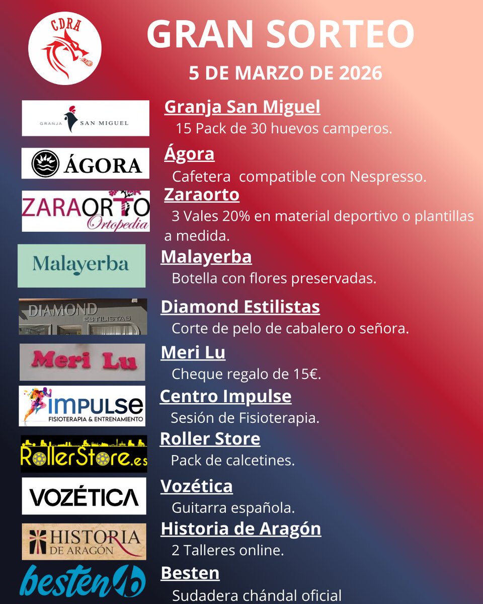 🎟️ GRAN SORTEO - @centro.impulse , nuestro centro de confianza para tratar tanto lesiones como para ponernos en forma💪🏻 participa en este sorteo regalando una sesión de fisioterapia.
#Temporada9🐲