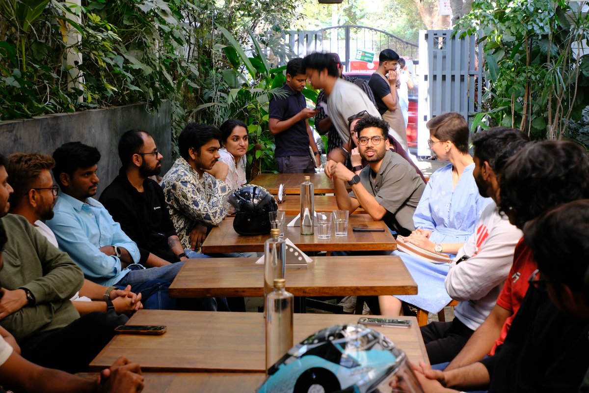 rainar_angelo's tweet photo. Always a great time during a @meetovercoffee_ event
If you're looking for offline spaces in Bangalore, this is one to explore

Great hosts ✅
New acquaintances ✅
Lovely location with amazing coffee ✅

📍Practically Sobar https://t.co/iLPhwq7KYx