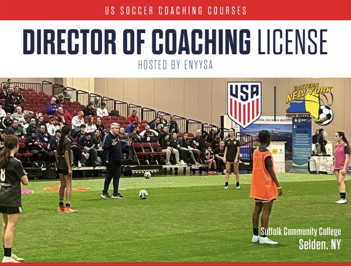 FrontRowSoccer's tweet image. REGISTER NOW: For Club Technical Leaders Course Level 1 - frontrow.soccer/p45iy