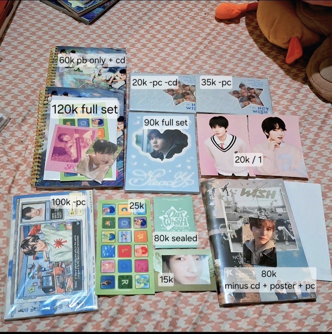 arrazera's tweet photo. WTS // WANT TO SELL

💫 INA 
💫 DM FOR CLAIM
💫 HARGA INC ALL
💫 FULL CO/SPLITPAY
💫 KEEP WITH DP

🏷 photocard pc nct wish sion riku yushi jaehee ryo sakuya murah
https://t.co/F8nbsO7FaU https://t.co/M4HtnS7gdu