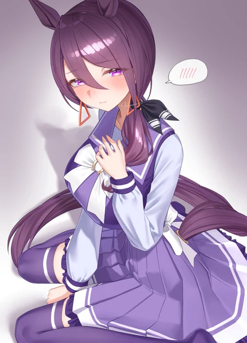 都留岐さんにウマ娘コスさせた～～～～～～～い