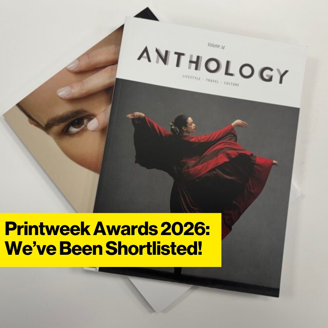 wgbaird's tweet image. Anthology Magazine is 1 of 4 projects that helped us get shortlisted for Bespoke Publication of the Year @ the @printweek Awards! Each issue demands exceptional quality control to reflect the brand’s premium standard.

Read more: d36.co/1ckGX

#wgbaird #commercialprint