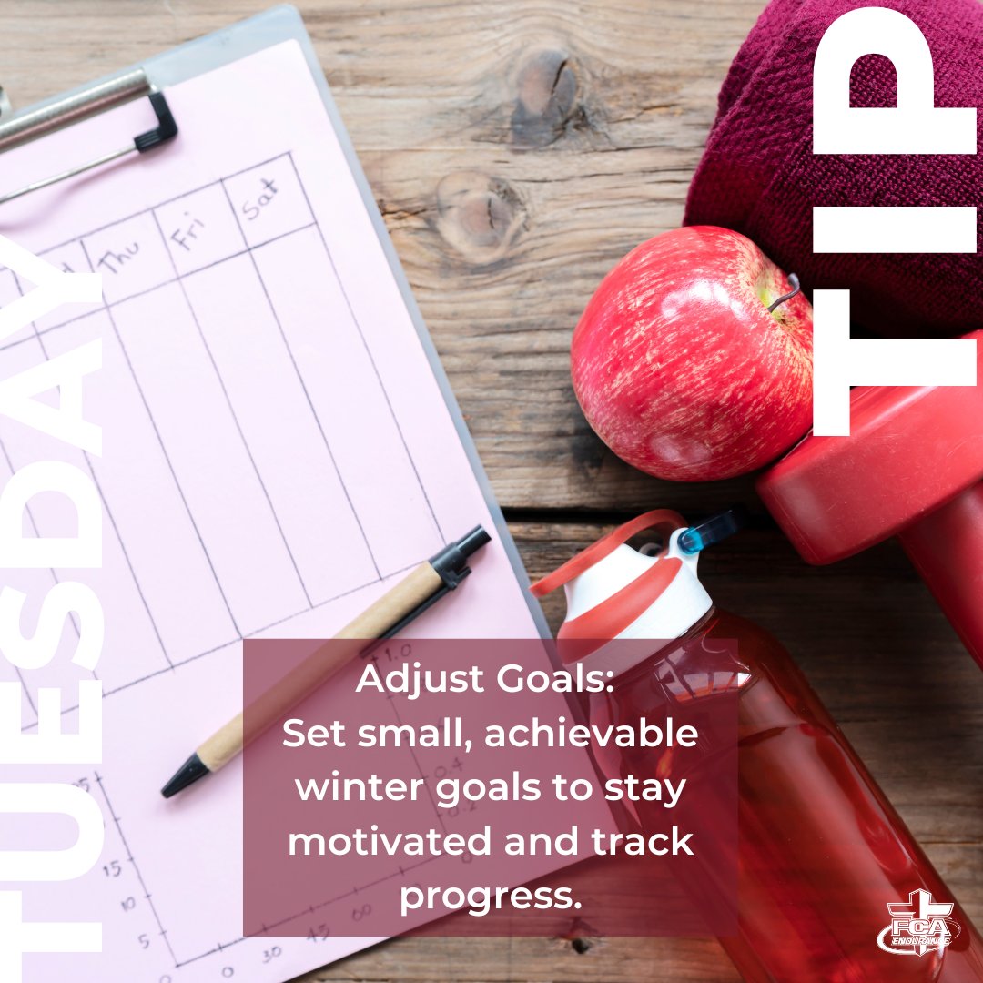 FCA_Endurance's tweet image. Tuesday Training Tip: Adjust Your Goals

Set small, achievable winter goals to stay motivated and track progress.

#Winter #Training #TrainingTips #FCAFam
