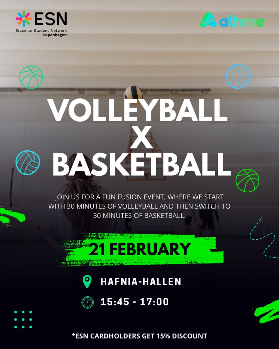 athmeapp's tweet photo. 🏐 Volleyball x Basketball Fusion! 🏀

Can’t decide? Do both!

New to the game? We use athme to organize our events. 

Here’s how to join:
1. Download Athme 📱
2. Create your profile ✍️
3. Search for the event and hit Join! ✅

Grab your spot and let’s play! 🚀 https://t.co/v2yrlbGiwN