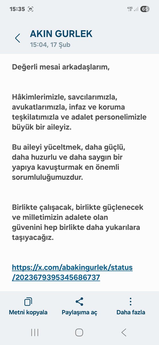 İnşallah sayın @Akingurlek bakanım...