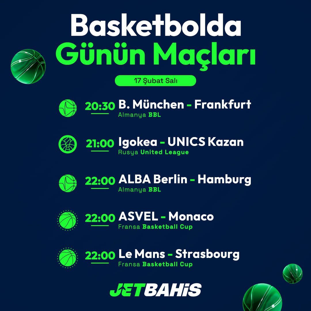 🏀 Basketbolda günün maçları Fransa Basketball Cup heyecanıyla devam ediyor. ASVEL ile Monaco arasında oynanacak mücadeleye özel oranlar Jetbahis’te öne çıkıyo
#bahis #basketbol #iddaa #casino 

Güncel giriş: srv185.edgeflowJB10185.com/_CB63eAHmKZ2uq… .
