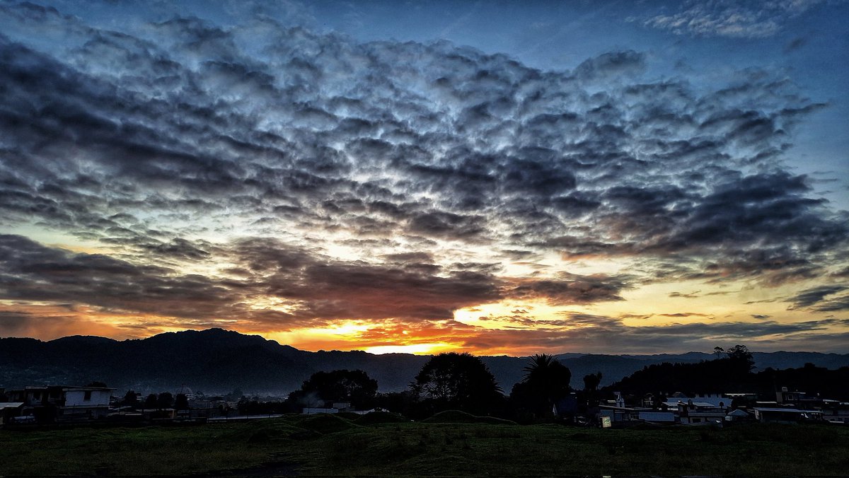 Desde San Marcos! Qué su amanecer sea tan lindo como este 
#BuenosDías