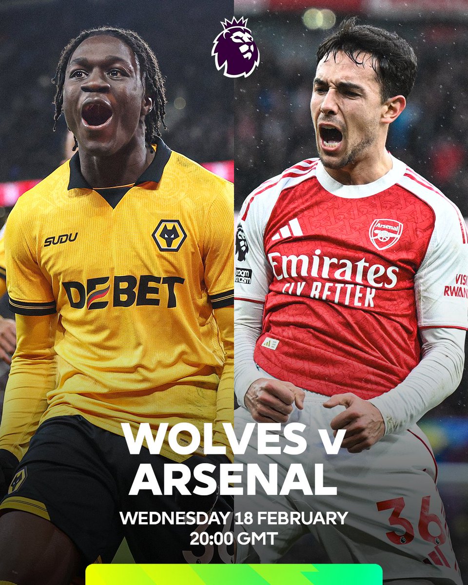 premierleague's tweet image. 🔜 @Arsenal have the chance to extend their lead over Man City to seven points when they face @Wolves at Molineux