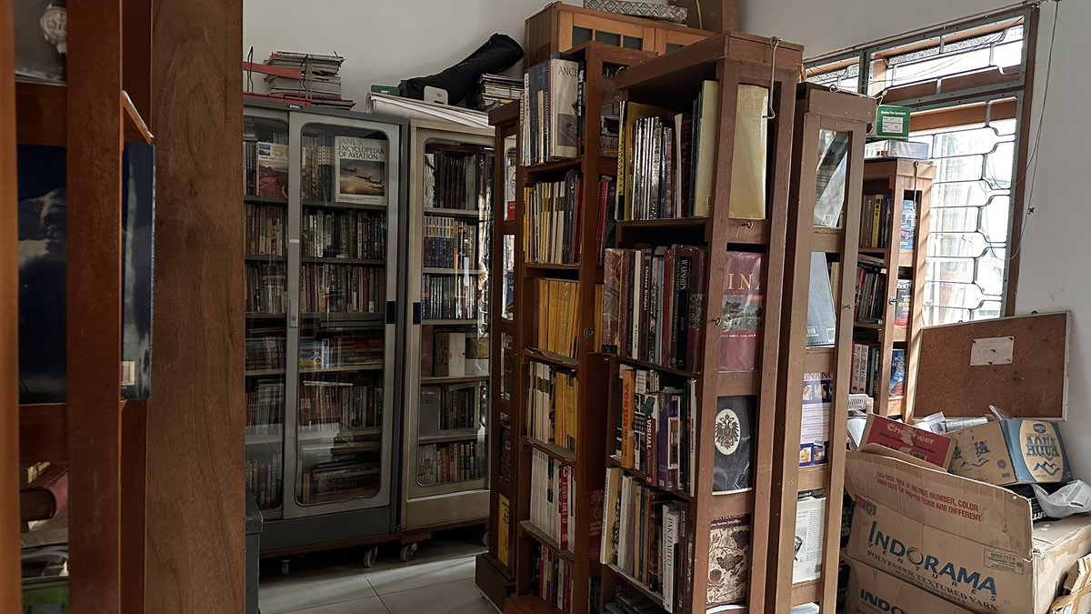 just saw how many books my grandpa owned 🥹🥹