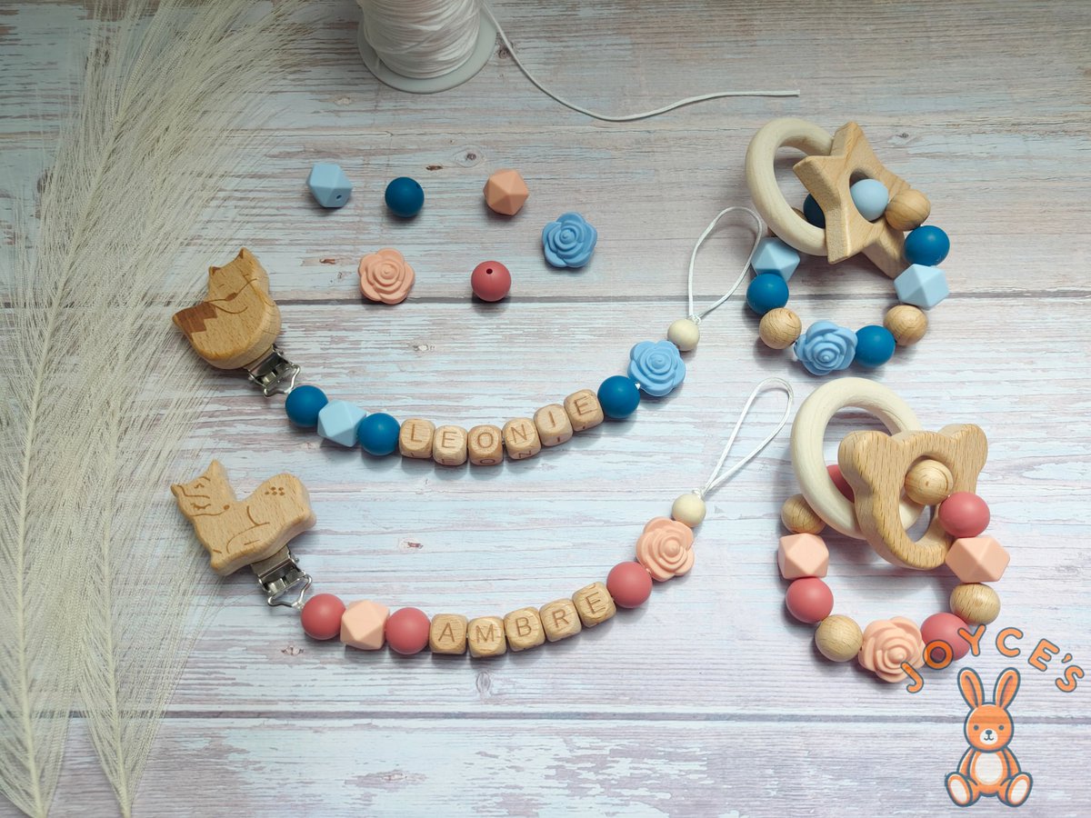 👋👋 20% de réduction sur les attaches tétines jusqu'à la fin du mois sur Etsy ☺️