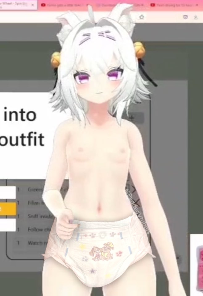 VTuberDiaperFan's tweet photo. Secret nude diaper toggle ~ 🤭 https://t.co/oXNmjxSF0N