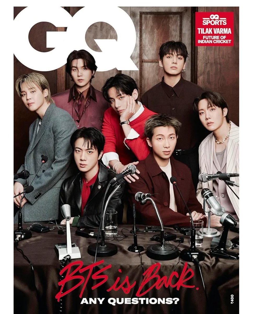💜Giveaway 💜
BTS GQ Magazine ✨

• 🇮🇳 only 
• Follow me, like and rt to enter.
• One winner, ends 28 February.