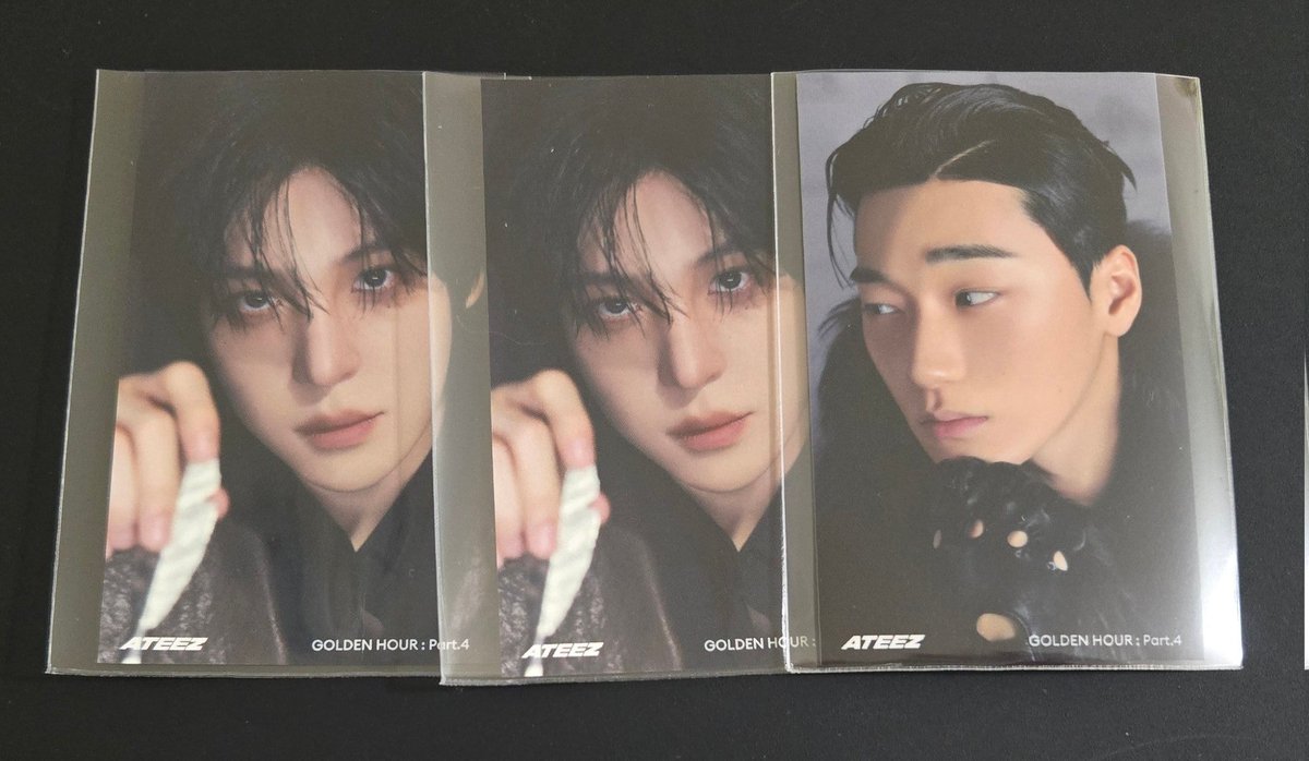 ATEEZ GOLDEN HOUR : Part.4
楽天ブックス　スマホサイズステッカー

譲:ユノ・サン
求:同種ホンジュン決まり次第ミンギ

未成年・学生❌