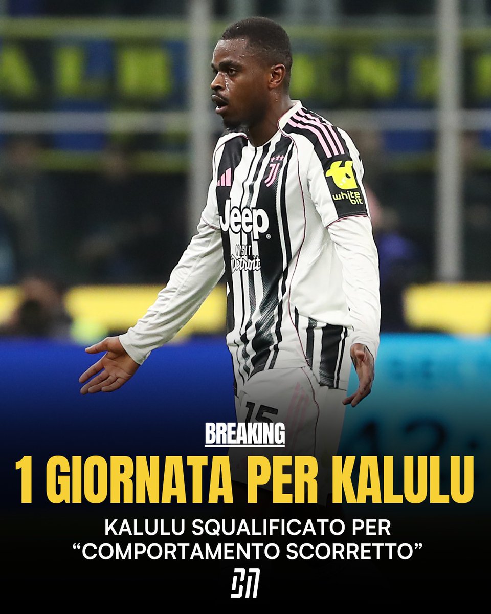 ilbianconerocom's tweet photo. Kalulu squalificato per una giornata 🇫🇷

"Doppia ammonizione per comportamento scorretto nei confronti di un avversario" la motivazione del giudice sportivo 🧐 https://t.co/nDhIzu46O8