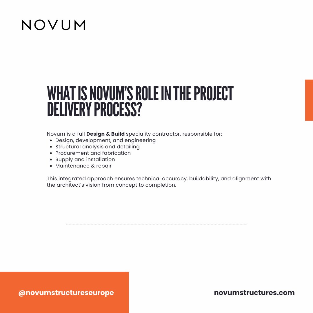 novum_europe's tweet image. How do membrane systems &amp;amp; structural glazing perform in real life - durability, safety, energy efficiency, delivery certainty?

We’re sharing the Top 5 FAQs our engineers answer when turning bold designs into buildable, high-performance facades.

#BuildingEnvelopes #FacadeDesign