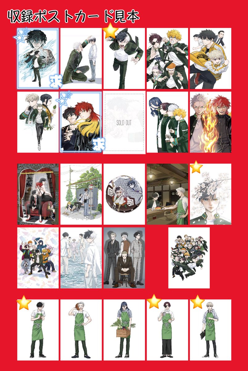 交換/譲渡】 WIND BREAKER ウィンブレ ポストカードブック ポスカ 鈴