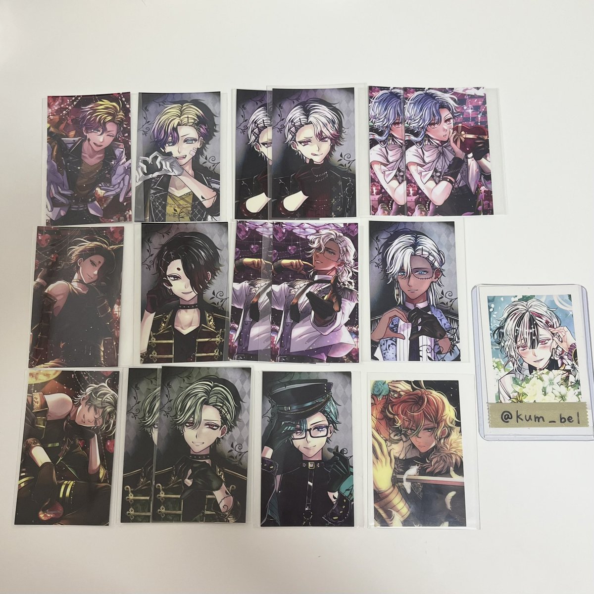 kum_bel's tweet photo. 【交換】あくねこ 悪魔執事と黒い猫 バレンタイントレカ風カード トレカ クリアカード

譲 : ロノ アモン ナック ��ルーレ ミヤジ ハナマル ユーハン　テディ

求 : ベリアン

箔↔︎箔(同柄優先)

検索からでもお気軽にお声掛けください🙌🏻 https://t.co/fsP869QrS4