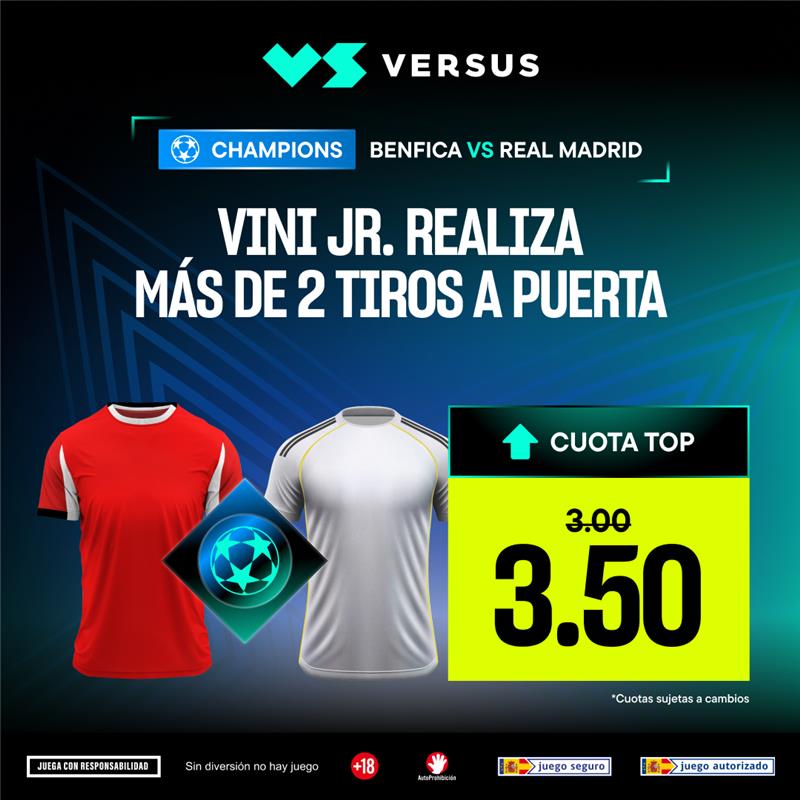 Interfaz de Versus Casino