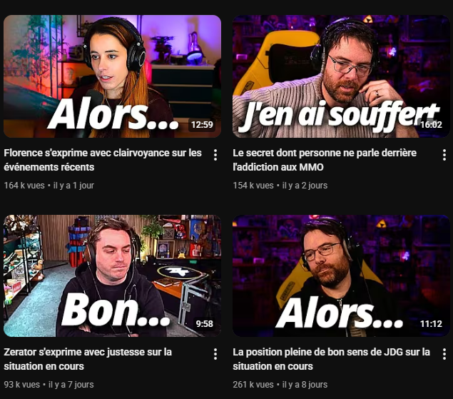 mdrrdrrdrrrrrrrrr c'est quoi ces titres il a lâché "avec clairvoyance" quand même