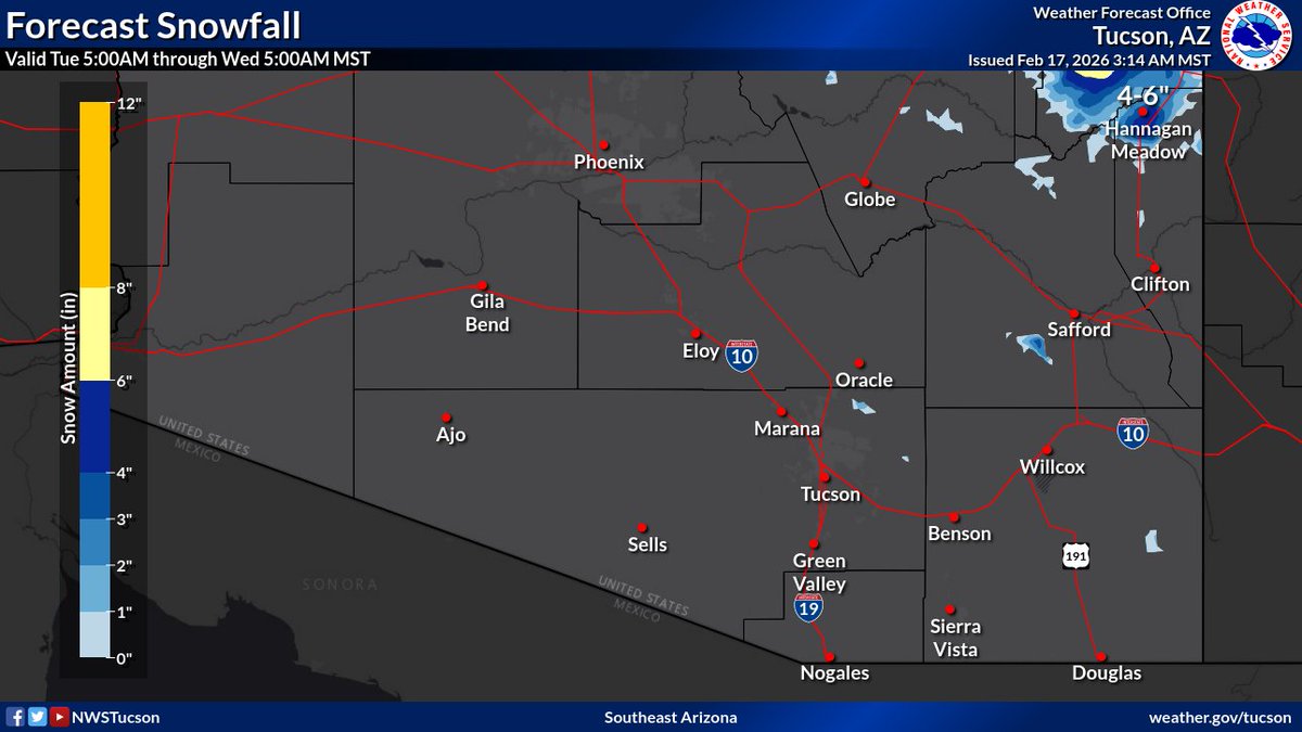 NWS Tucson tweet media