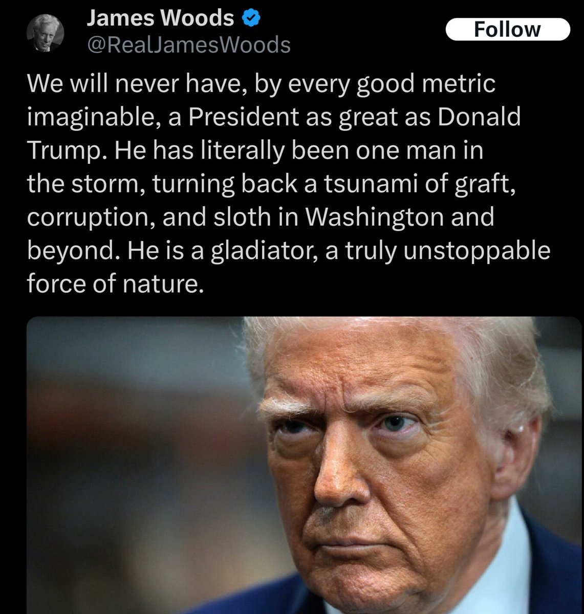 How you could write this after watching Trump sell access, sell pardons, sue agencies he runs for taxpayer money he decided they owe him, divert contracts to friends and family, enrich himself to the tune of billions with crypto scams and junk products is beyond me.