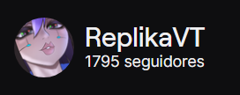 LaRepl1ka's tweet photo. Estoy a una persona de llegar a los 1100 seguidores. Con lo que rompería mi record de followers historico, la neta me daria mucha ilusión poder romperlo. 

A su vez en twitch me faltan 5 para llegar a 1800. Mi meta este año en twitch es poder alcanzar los 2000 seguidores, espero poder hacerlo. Ya sé que no te importa pero pues a mí si :c