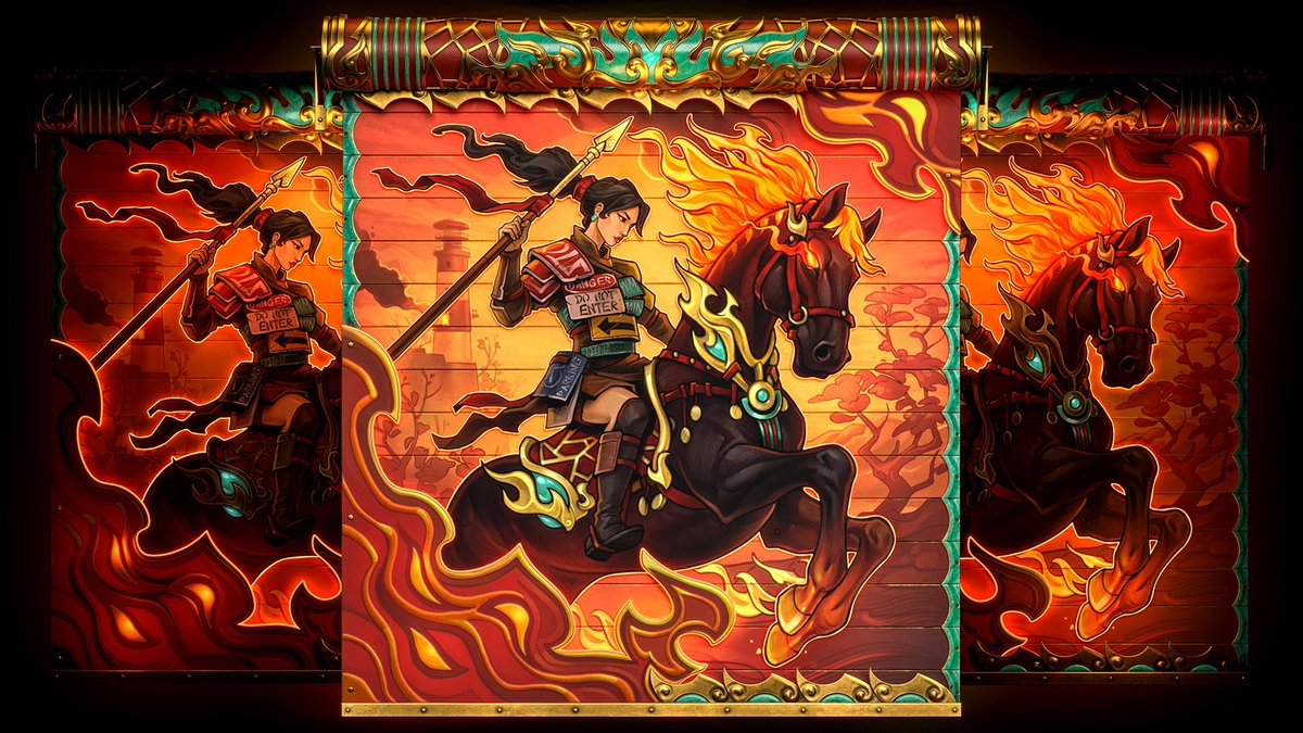Falko_Workshop's tweet photo. Happy Lunar New Year, @playrust 🔥🐎

Excited to share our new LNY skin, made with my bro @KostyaChe_CS 
Hope you like it🖤
WS Link: https://t.co/0aIryysSsR https://t.co/P2tye3dTyr