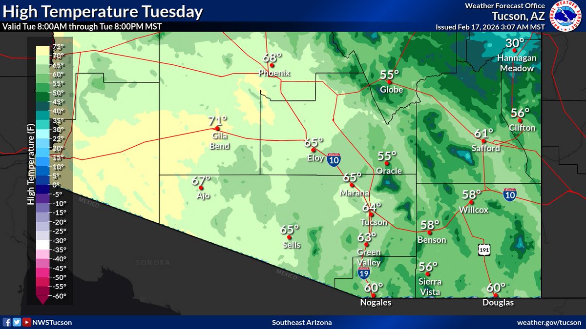 NWS Tucson tweet media