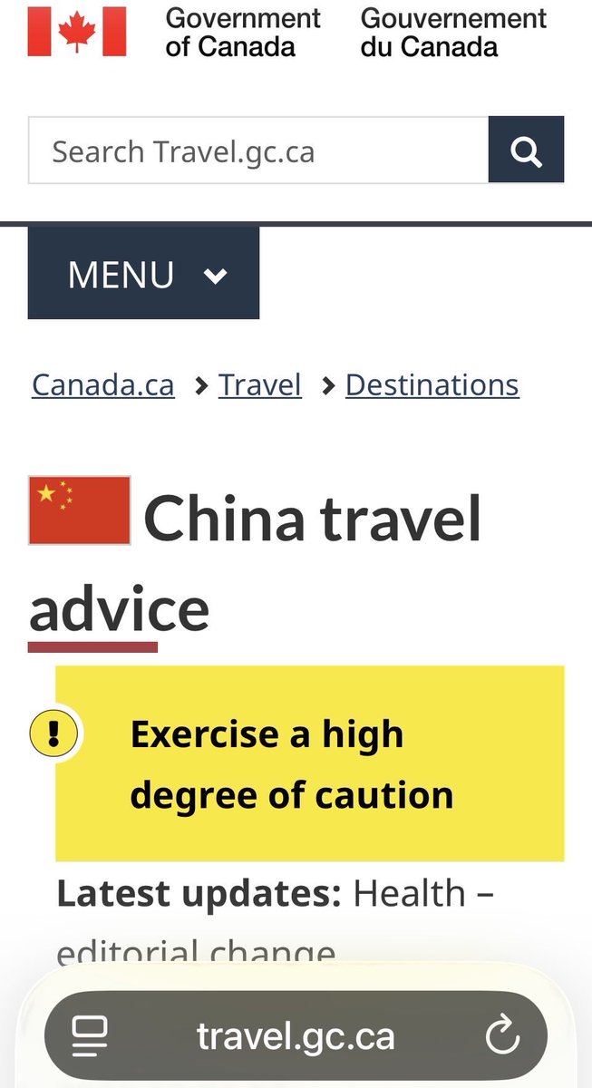 TWilsonOttawa's tweet photo. This is confusing. The PM announces a new “relationship” with the country who represents the greatest threat to us. Visa-free travel to a country they also warn us not to go to … 

What’s going on? 🇨🇦🆘 https://t.co/3p7fdV5io5