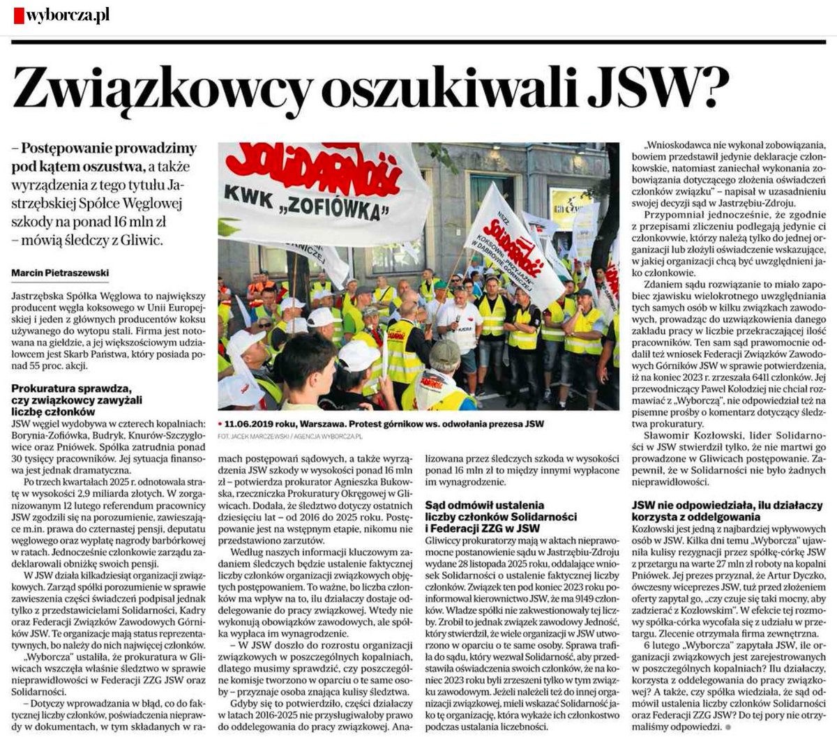 No to jak to będzie <a href="/DudaSolidarnosc/">Piotr Duda</a> podajesz się nieudaczniku do dymisji?