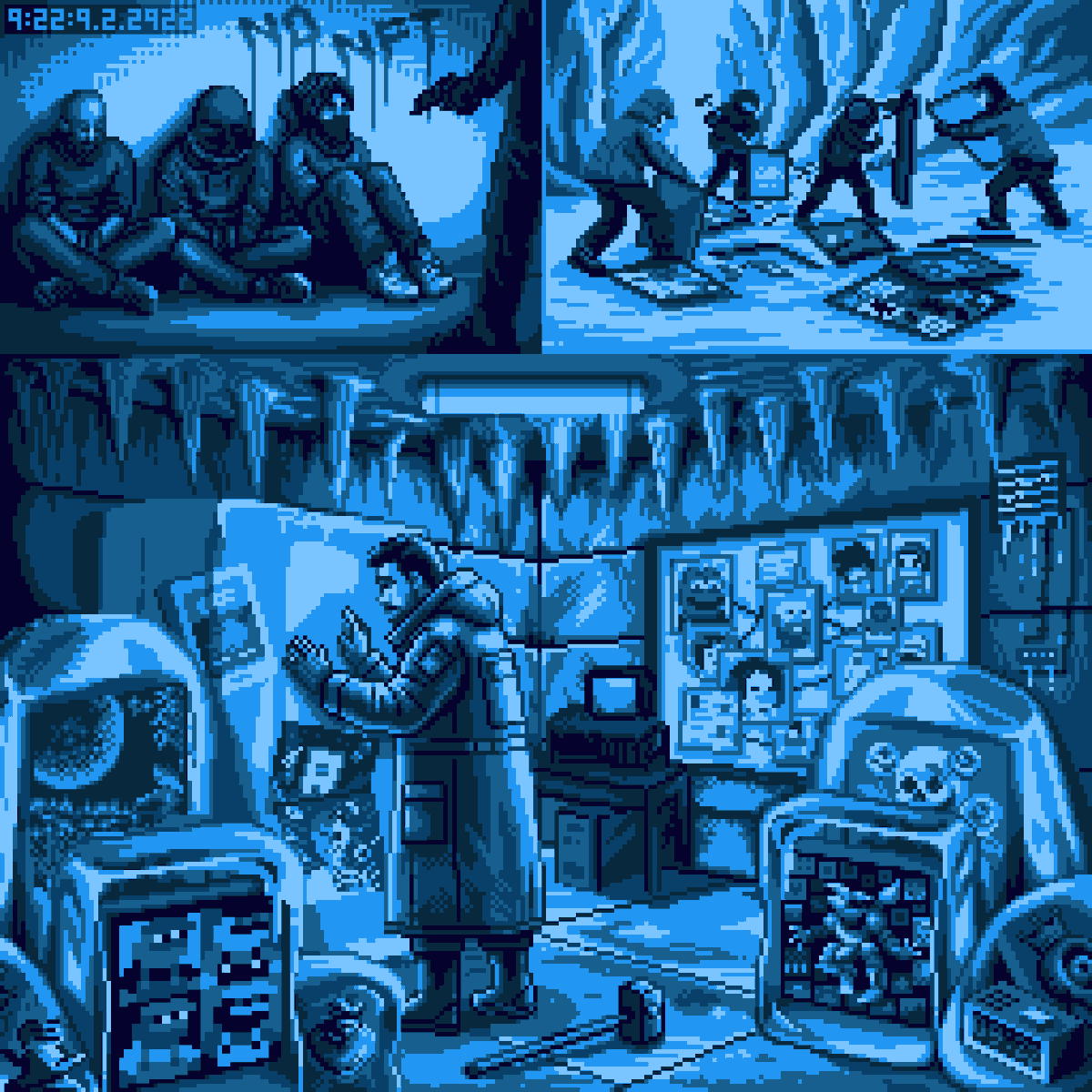 basepaint_xyz's tweet photo. 4 hours remaining to mint Day #922: Frozen In Time!
https://t.co/rjEKsLNE2f https://t.co/RtXhbBip9N