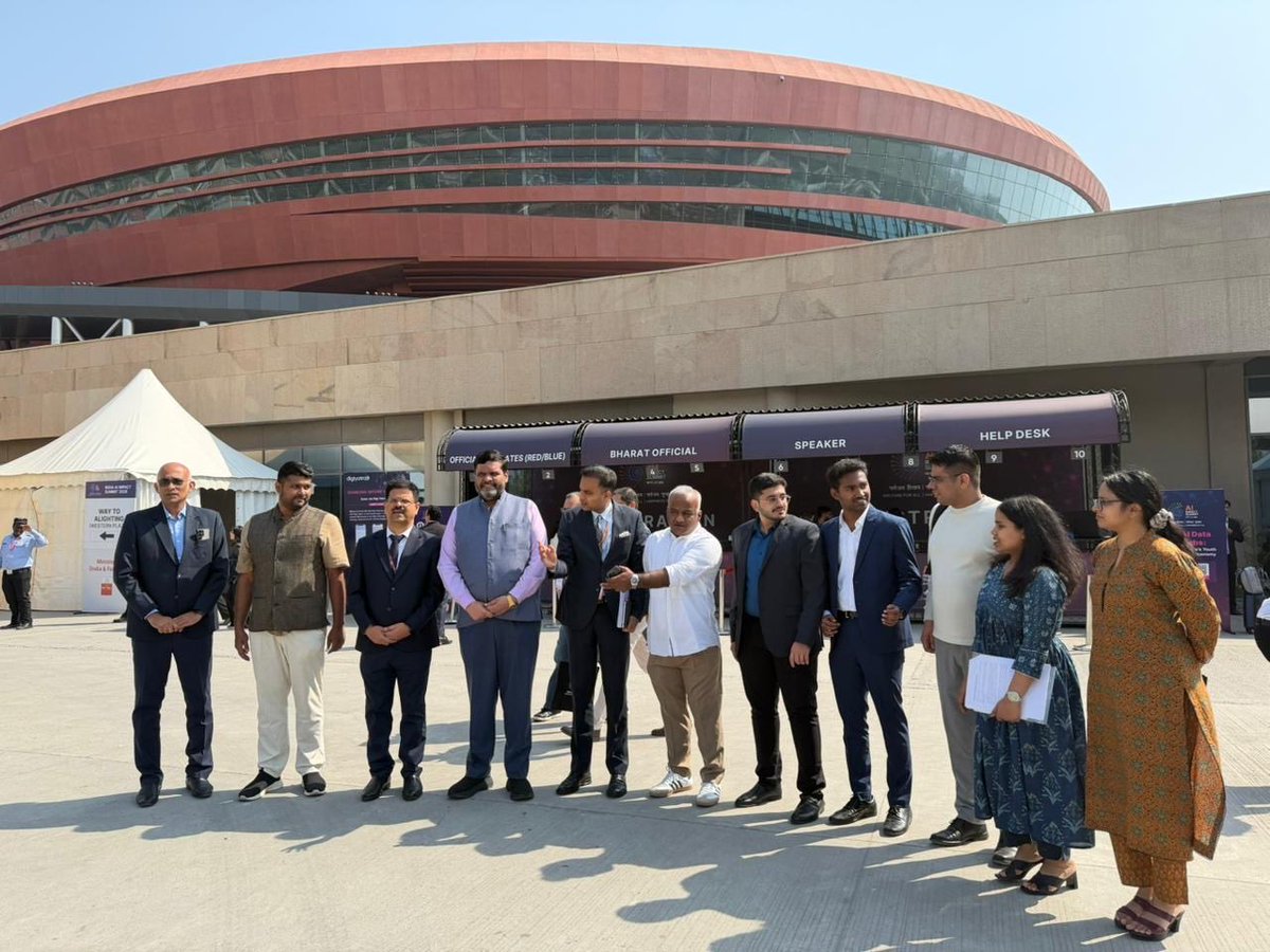 ₹20000 Crore savings in inventory holding costs cargo + ₹15000 Crore in logistics costs annually. 

Move from AI adopter to global architect.

"AI is right now in front of us... It's whether we will lead or follow." 

#AIImpactSummit2026