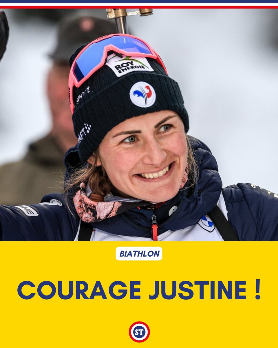 sportricolore's tweet photo. 🇫🇷 Tout notre soutien à Justine Braisaz-Bouchet ❤️

Fin de JO pour notre championne olympique, pas sélectionnée pour le relais féminin (Camille Bened, Lou Jeanmonnot, Océane Michelon et Julia Simon).

La cruauté du sport de très haut niveau.

RDV demain pour le relais de nos biathlètes ⏳