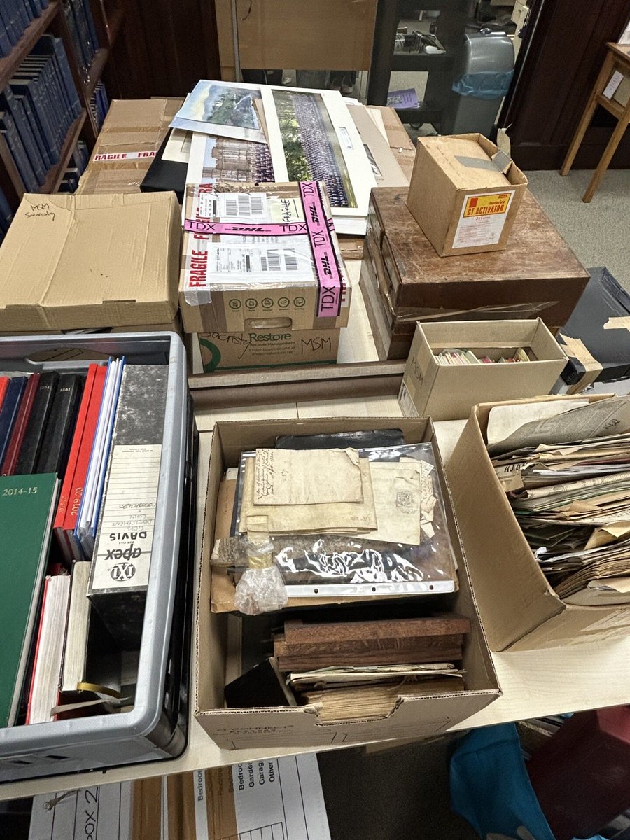 JesuitArchives's tweet photo. Just a small part of an enormous new accession!
We have already started processing this collection, but there is months of work to do on it.
#Archivalprocess #Accession #Jesuit https://t.co/T6w9BJ06AA
