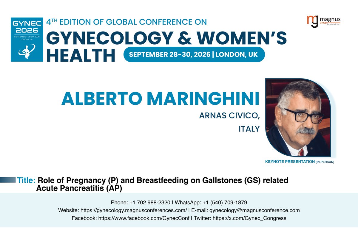 Global Conference on Gynecology & Womens Health tweet media