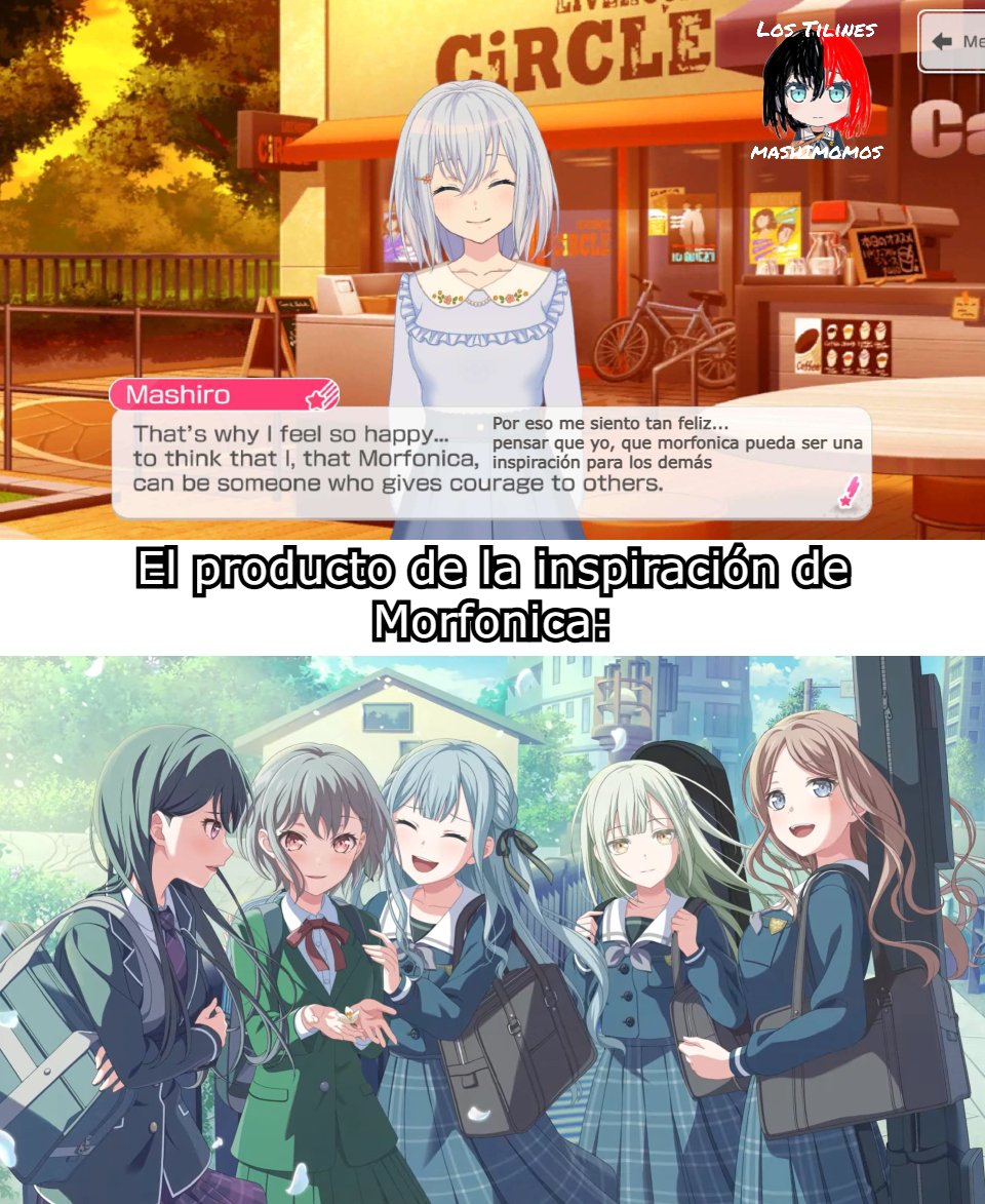 Y al final mashiro si que cumpliria con esta frase...tal vez no de la forma mas pacifica posible, pero se cumplió
#BanGDream #Morfonica #AveMujica #MyGO