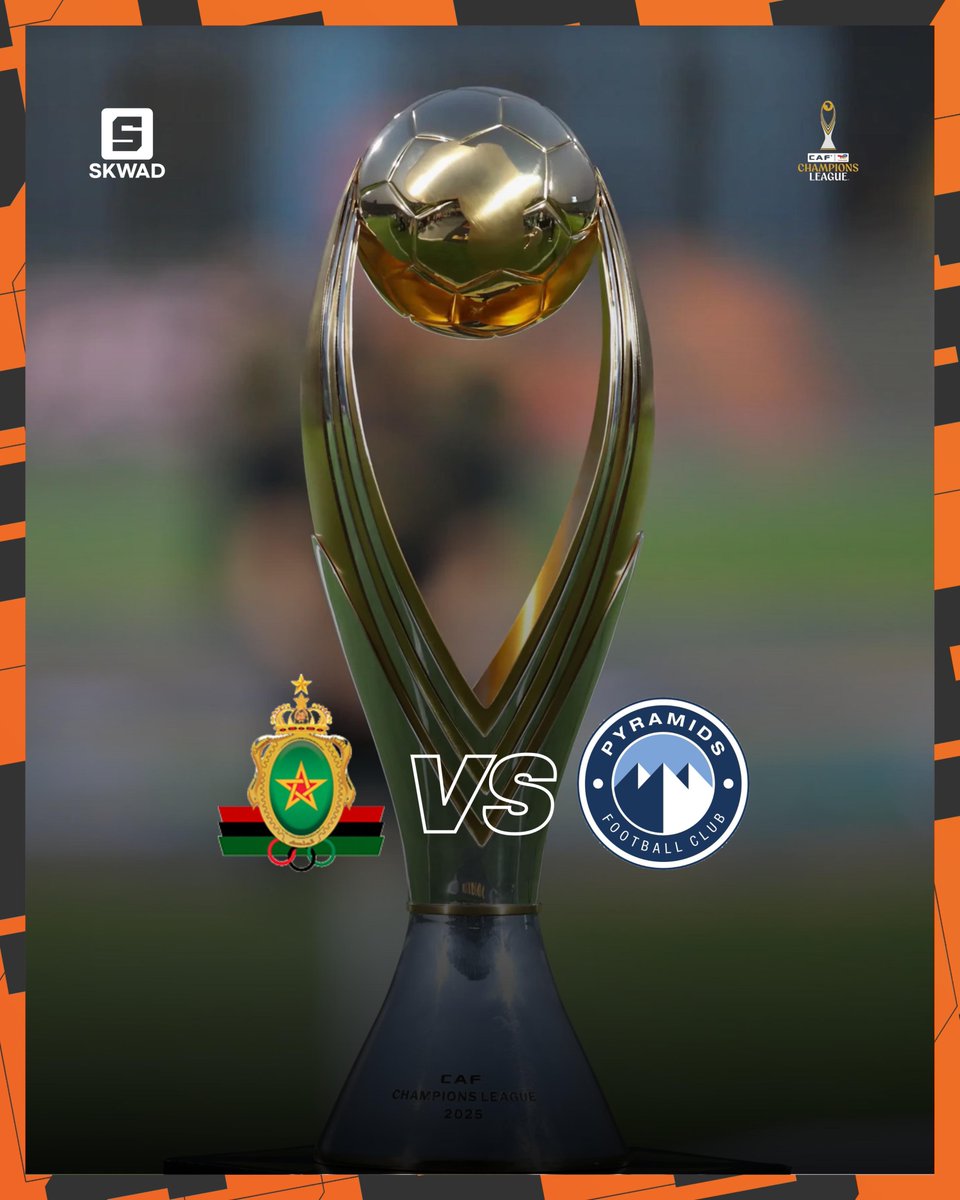 SKWAD_ma's tweet image. القرعة كتعاود توضع الجيش الملكي فمواجهة بيراميدز المصري فربع نهائي دوري أبطال إفريقيا في إعادة لسيناريو النسخة الماضية🔥🏆

#Asfar #pyramids