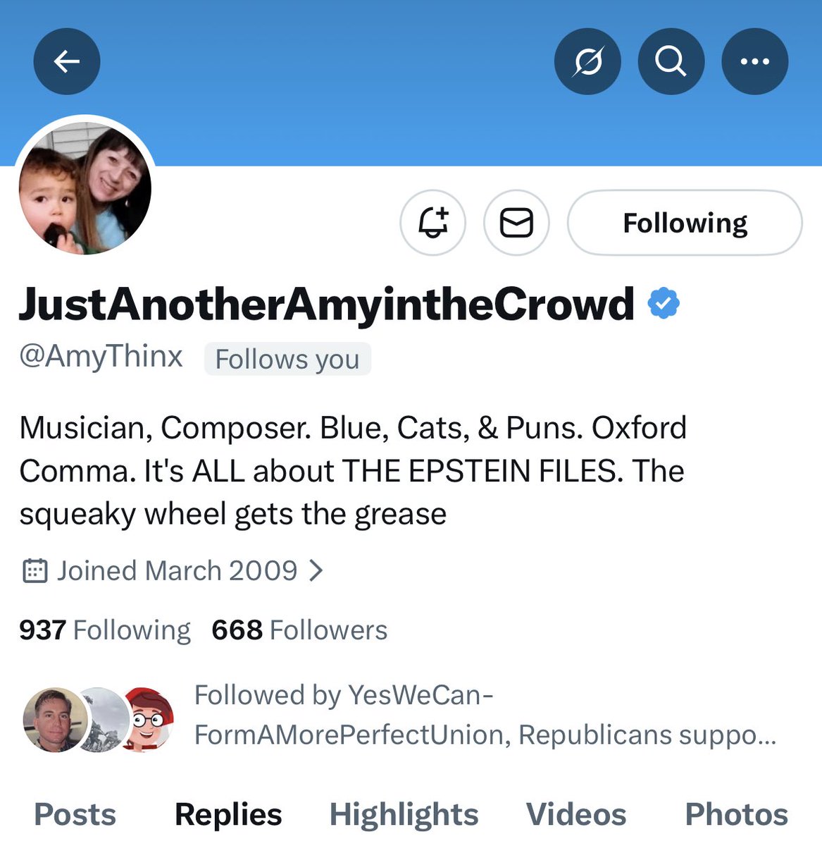 FAM, A great account for you to check out. ⁦<a href="/AmyThinx/">JustAnotherAmyintheCrowd</a>⁩ 🤩

Co-Sinner: ⁦<a href="/DemDeanna/">💙🇵🇷Deanna🇺🇦💙</a>⁩ 🌹🌹