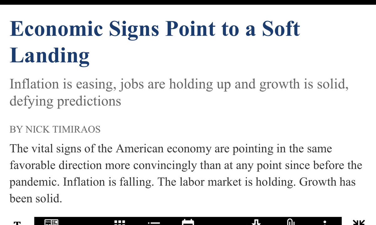 .@Wsj. Reminder doom and gloom are just that.