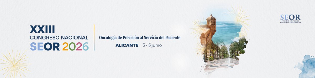 🎓 XXIII Congreso Nacional SEOR
📍 Alicante | 🗓️ 3–5 de junio

El evento más importante del año de la #oncologíaradioterápica ya tiene fecha.

Tres días para compartir conocimiento, experiencia e innovación junto a toda la comunidad SEOR.

📢 Envío de comunicaciones
⏰ El plazo