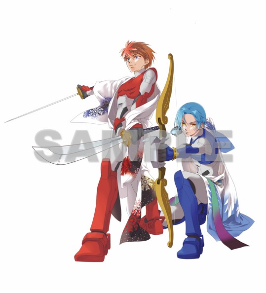 ❖━━━━━
　　#みずき健 さん書き下ろし
TVアニメ『鎧真伝サムライトルーパー』
　　　  Blu-ray BOX 第1巻
　　デジパックイラスト公開！
                                  　━━━━━━❖
初回仕様限定。
みずき健さん書き下ろしの
凱と魁人が鮮烈に並び立つ―――。

Blu-ray BOX 第1巻