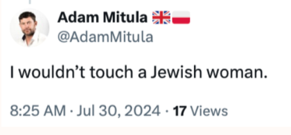 markofbattersea's tweet photo. #BBCNews and #SkyNews will give Reform UK Ltd a free one-hour party political broadcast, but they won't do basic journalism like looking into Matt Goodwin's campaign manager, Adam Mitula. 
It seems, they're only interested in antisemitism when it's other political parties. https://t.co/Dbe1Mdw6HX