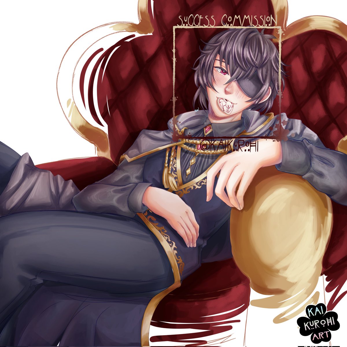 ✨ SUCCESS COM ✨ 
Ordered through Ko-Fi as a gift for someone else! I love it when people order gifts ;v;

I'm not very good at drawing men yet, but I put a lot of effort into this and the perspective!

#artmoots #VGenComm #kofi