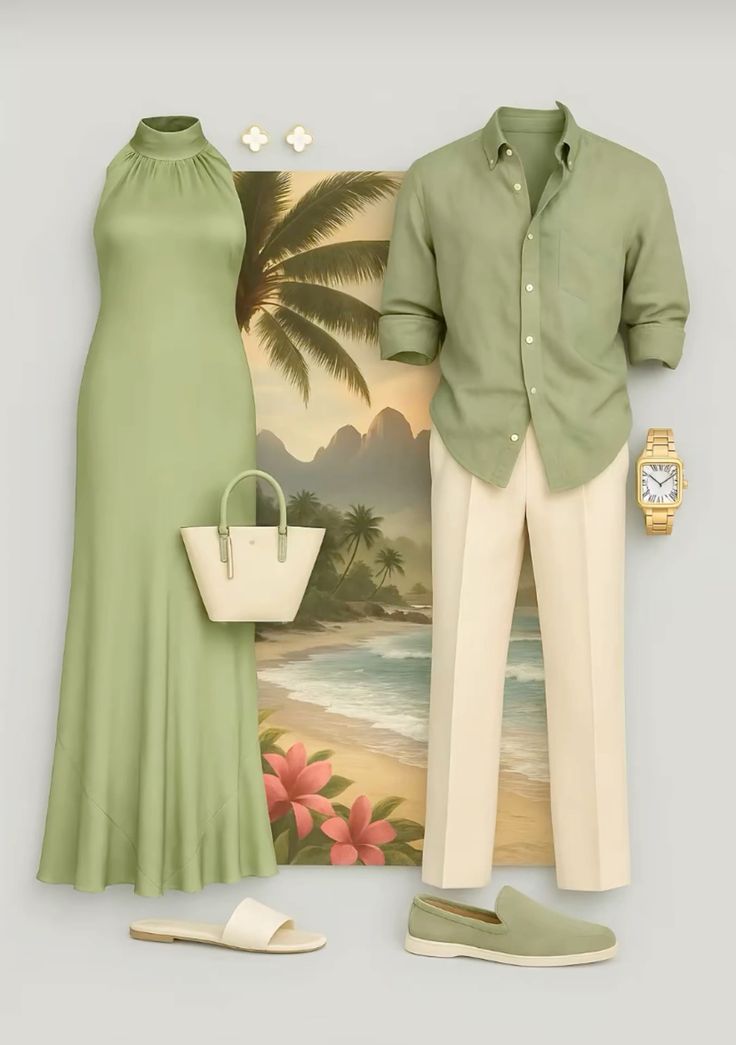 zenmens's tweet image. Couple matching vacation ,date outfit .

1.
